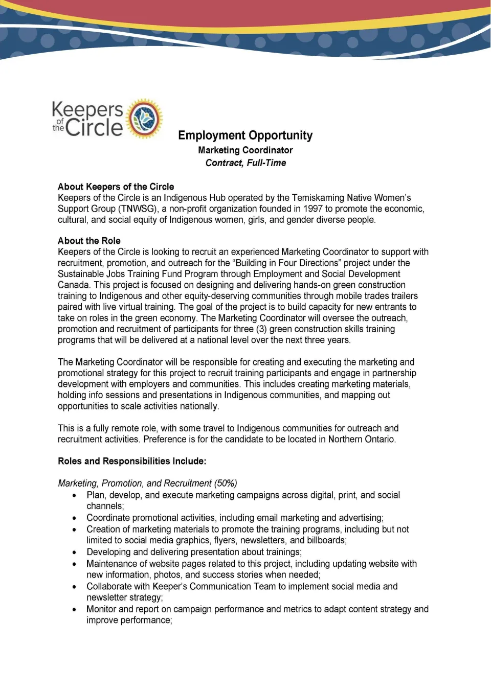 Marketing Coordinator