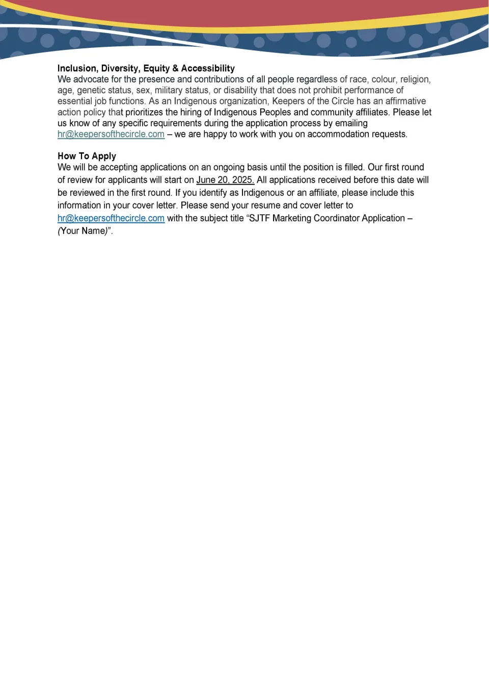 Marketing Coordinator