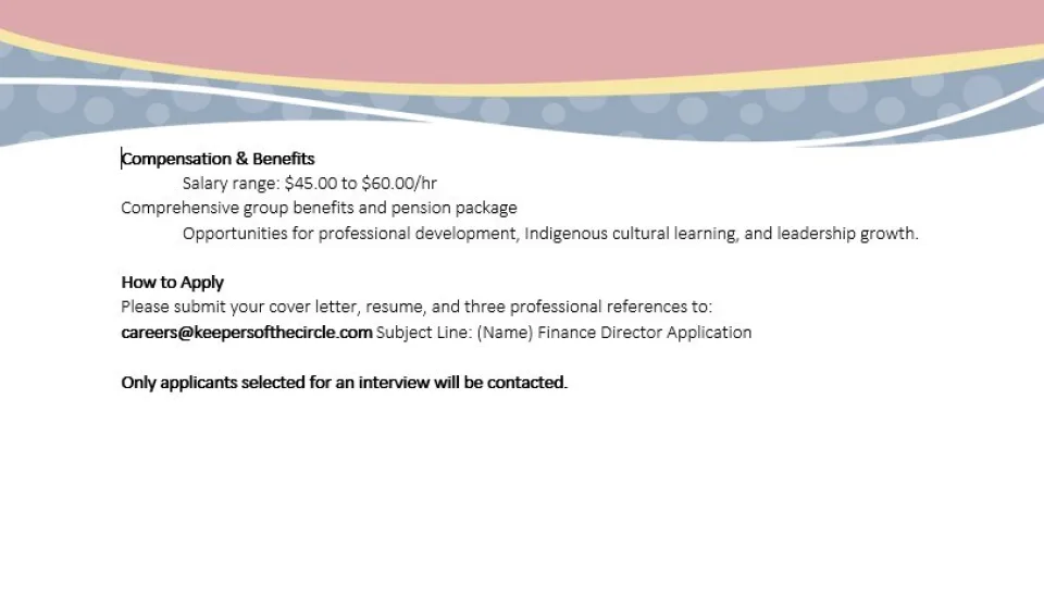 Finance Director