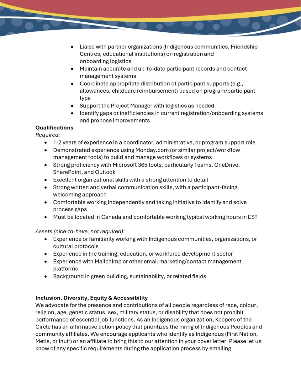 Intake Coordinator